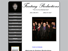 Tablet Screenshot of fantasydjs.com